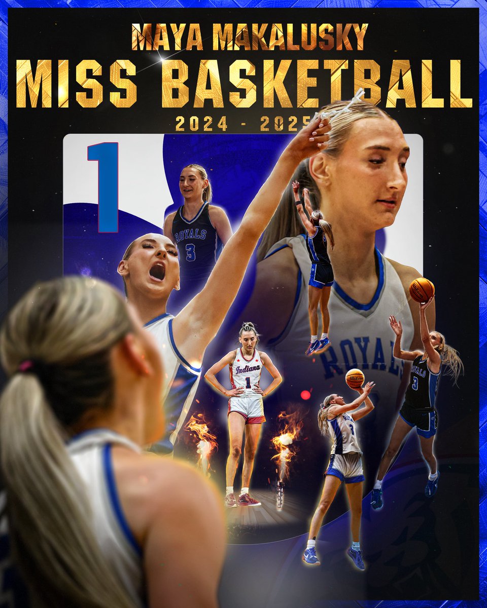 𝐈𝐍𝐃𝐈𝐀𝐍𝐀 𝐌𝐈𝐒𝐒 𝐁𝐀𝐒𝐊𝐄𝐓𝐁𝐀𝐋𝐋

1 of 1

Maya Makalusky has been voted the 2025 <a href="/indystar/">IndyStar</a> Indiana Miss Basketball presented by <a href="/IndianaFever/">Indiana Fever</a>!

Story: tinyurl.com/3rej5tva