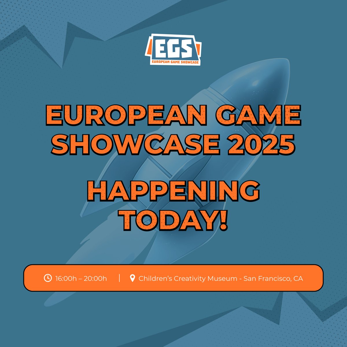 Wishing a great day to all the devs attending the European Game Showcase 2025 today and tons of success showcasing their projects to the press, publishers and strategic partners! 🎮 🎉
#EuropeanGameShowcase #EGS #GDC #GameDevelopersConference #gamedev #indiegame  #SanFrancisco