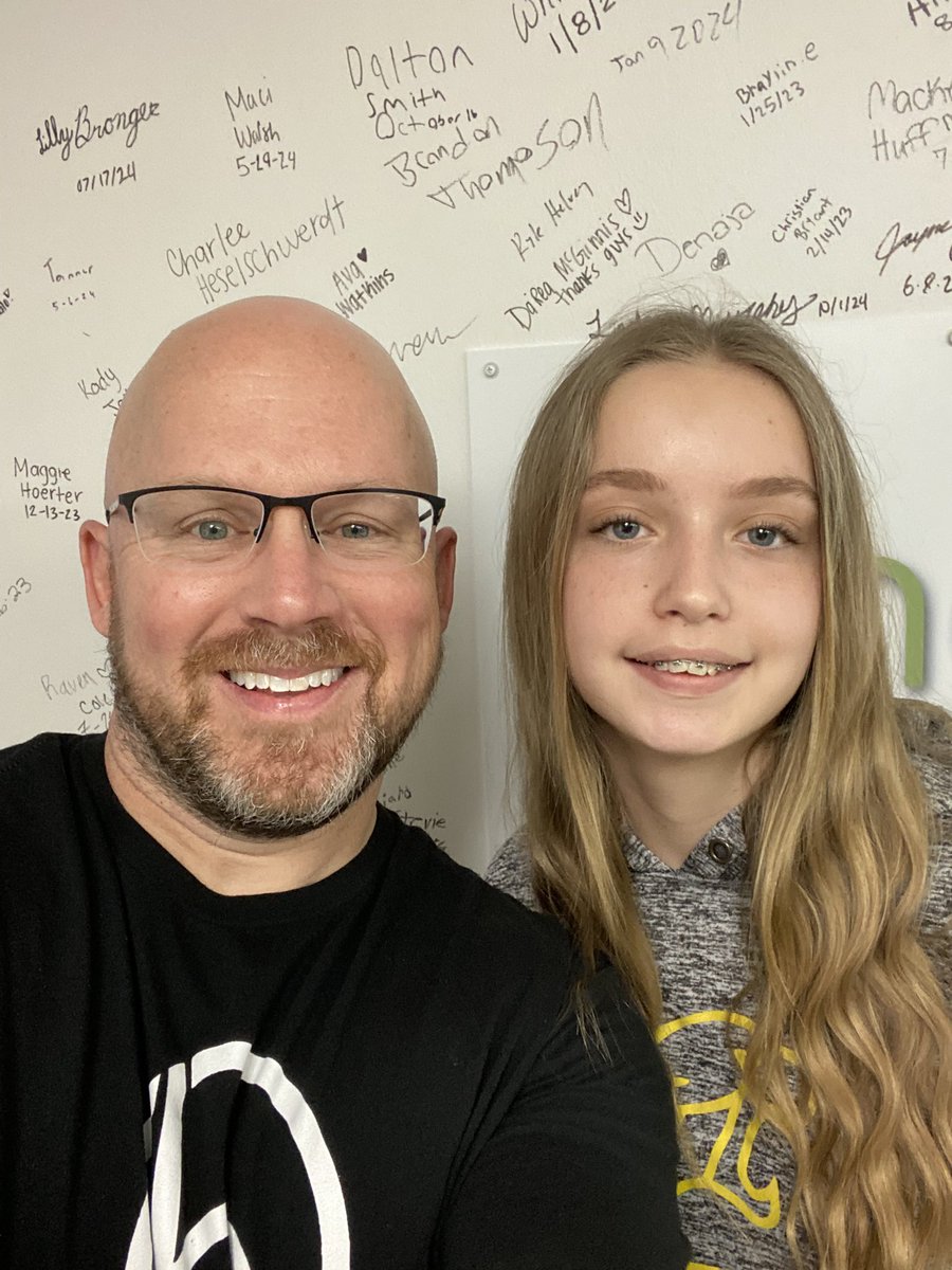 HennOrtho's tweet photo. Deja Vu? Double Vision? Nope - it’s Kaelyn, Kendall’s twin!  She is starting HER smile journey. So excited to watch these smile transformations!! https://t.co/nf9p3w4ktF