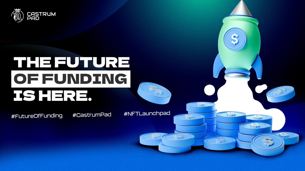 CastrumPad's tweet photo. 💎 The future of funding is here. 

Castrum Pad’s NFT system combines exclusivity and simplicity, ensuring investors access only the most promising IDOs. 🚀 

#FutureOfFunding #NFTLaunchpad #CastrumPad https://t.co/0ZRLyoRUpE