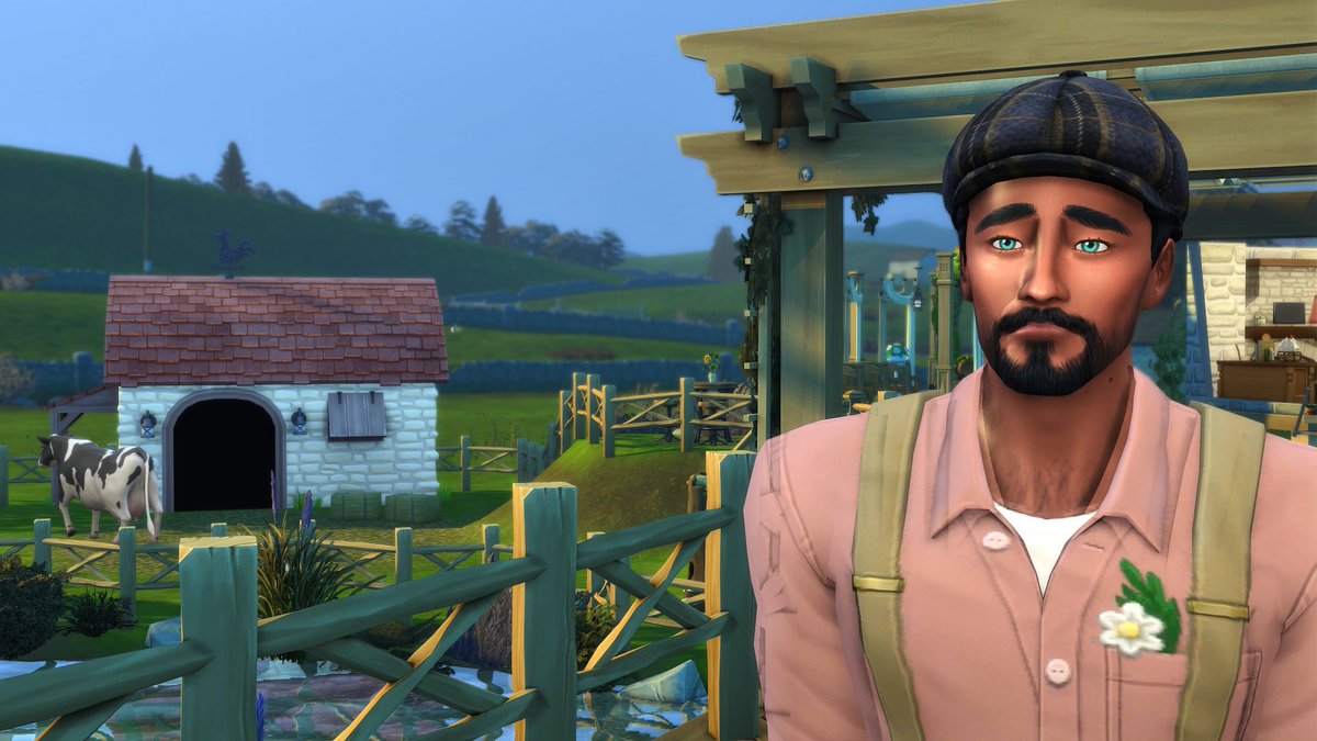 Sims_Soul's tweet image. La vaca no se dejó abrazar 🥲 pero a los pollos les encantó el chiste 😅 #TS4 #Sims4 #TheSims4 #ShowUsYourSims