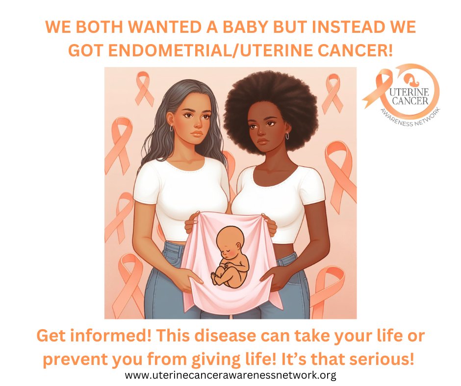 I know you don't hear much about it! However uterine/endometrial cancer is serious! Have a talk with your doctor to about your risk!