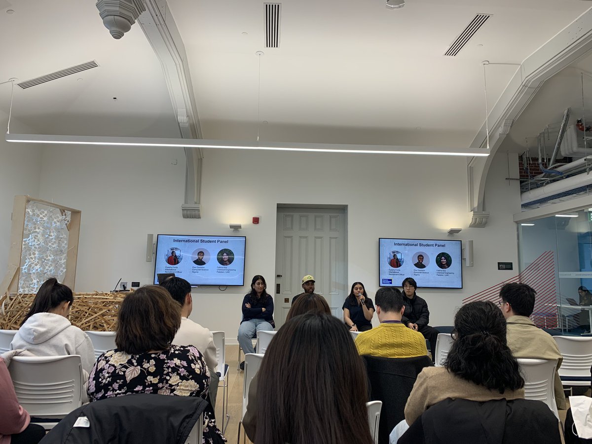 EASGroup's tweet photo. International Student Panel at TMU University: A Global Perspective https://t.co/aaPwvcT8p4
