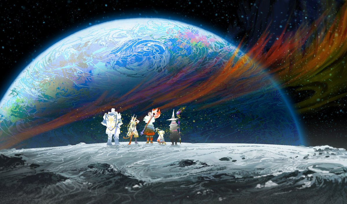 shmz042's tweet image. far from the sky 🌍🪐✨