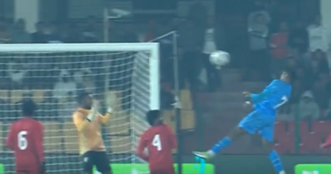 RevSportzGlobal's tweet photo. ๐จListon Colaco makes it 2-0 with a fine header.
#INDvsMDV #IndianFootball https://t.co/z49u6XXFm2