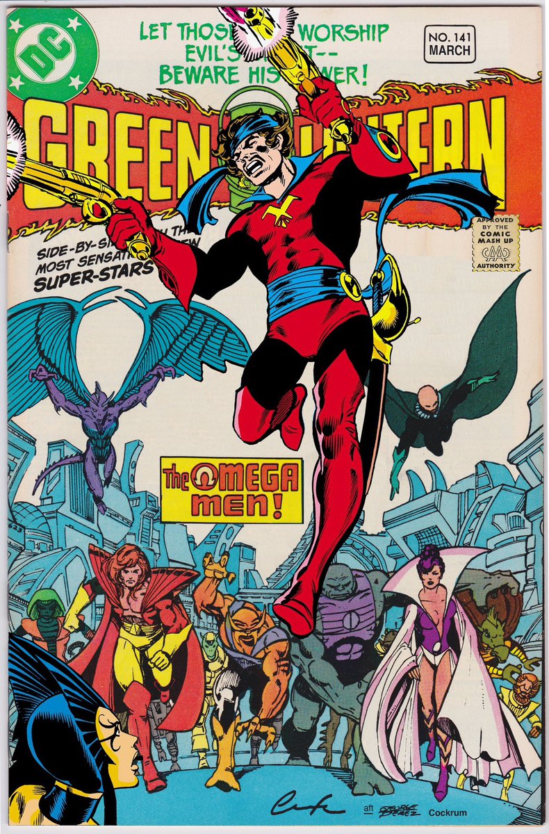ChuckBrouilette's tweet photo. #OnThisDay in 1981 #TheOmegaMen debuted in #GreenLantern #comics #141 #RagTagBandOfOutlawSpaceHeroes ledBy #Primus @DCOfficial #typicallyLateFollowingTrends introducedThisGangAYearAft #TheEmpireStrikesBack unlike @Marvel whose #Starjammers debutedAFewMonthsAft #original #StarWars https://t.co/JQgpNeOdwn