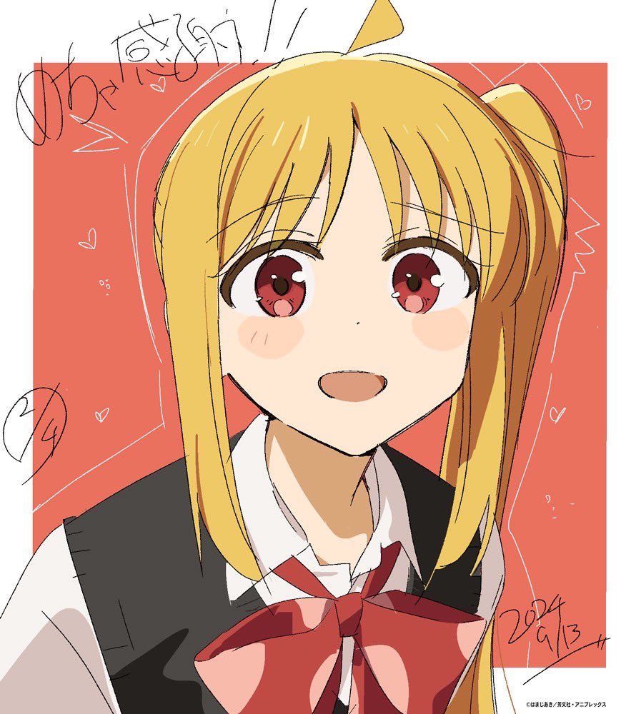 虹夏描いてみました！
ちょっとうますですかねぇ笑