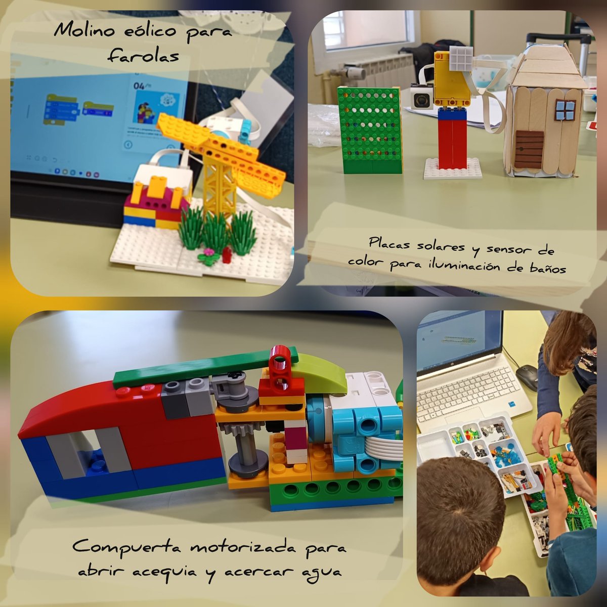 CeipLosValles's tweet photo. En 4°B seguimos investigando y trabajando en nuestro proyecto de mejora del área recreativa "Los Valles". Estos son nuestros diseños de uso de energías renovables. @AytoLagunaDuero @educacyl #compdigedu_va #innovandoenlosvalles @crfptic https://t.co/97yUYqYz6G