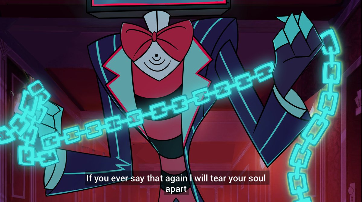 VividNyx's tweet photo. I hope Viv makes Vox WORSE next season
#HazbinHotel #HazbinHotelVox #HazbinHotelAngelDust https://t.co/e4XrweOg9c