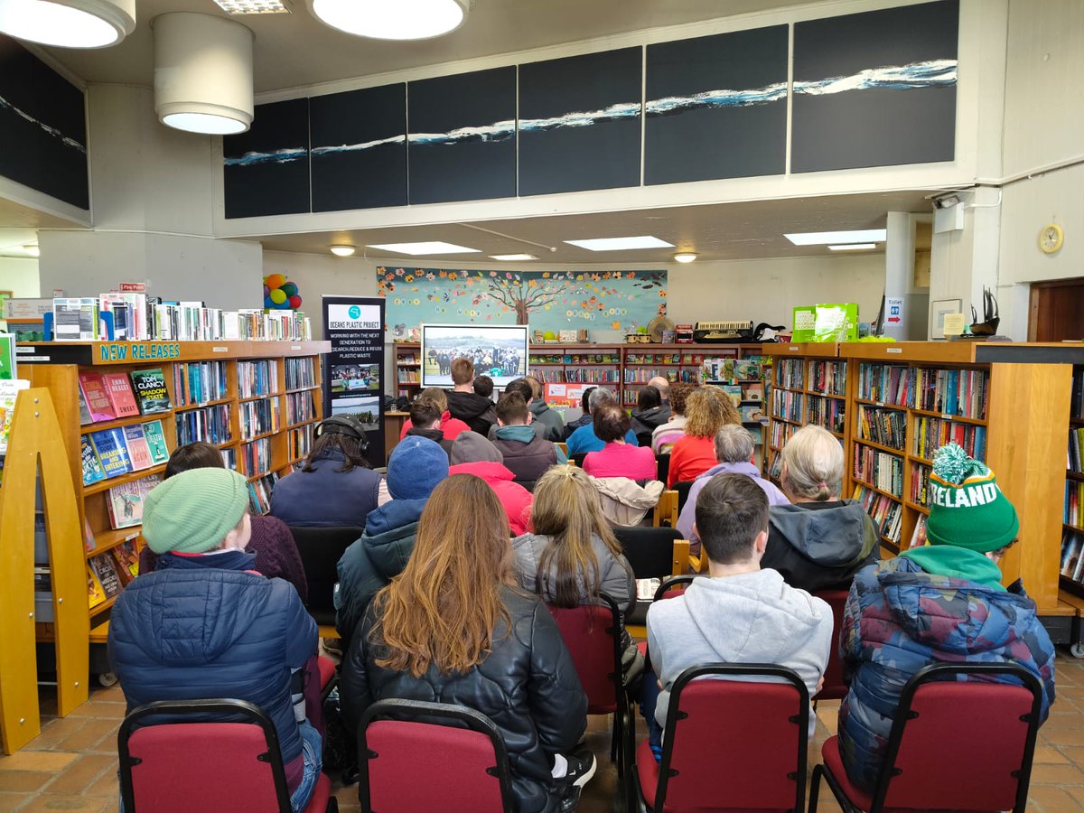 Part of the Bantry Goes Green Festival, great attendance at Bantry Library for an interesting talk on Imaginative Ways to Recycle by Rory Jackson, founder of the Oceans Plastic Project. Find out more: oceansplasticproject.ie.

#RefuseReduceReuseRecycle