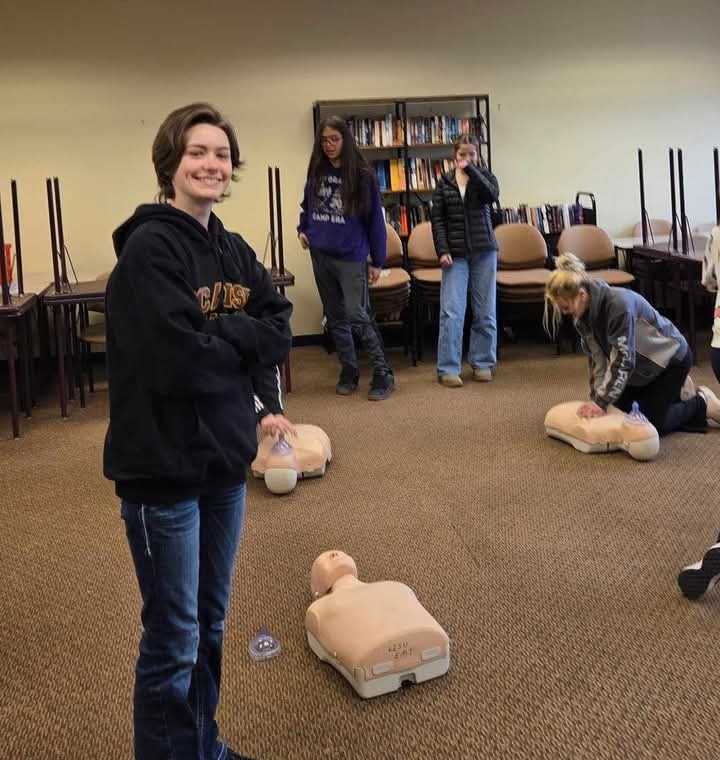 Any day is a great day to learn how to save a life!  A REAL Shout Out to our First Year Seminar students for earning their American Heart Association Heartsaver CPR/AED certification yesterday.