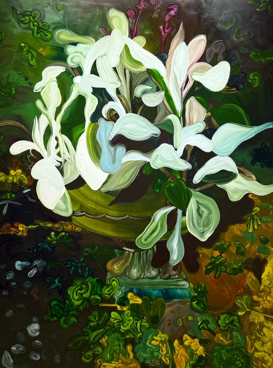 Merrily Kerr (@newyorkarttours) on Twitter photo Lush colors leap out from Clare Woodsâ oil on aluminum paintings at Stephen Friedman Gallery in Tribeca <a href="/SFGalleryLondon/">Stephen Friedman Gallery</a> , her pictures of arranged flowers and potted plants conveying a wildness at odds with their domestication. Lush colors leap out from Clare Woodsâ oil on aluminum paintings at Stephen Friedman Gallery in Tribeca <a href="/SFGalleryLondon/">Stephen Friedman Gallery</a> , her pictures of arranged flowers and potted plants conveying a wildness at odds with their domestication.