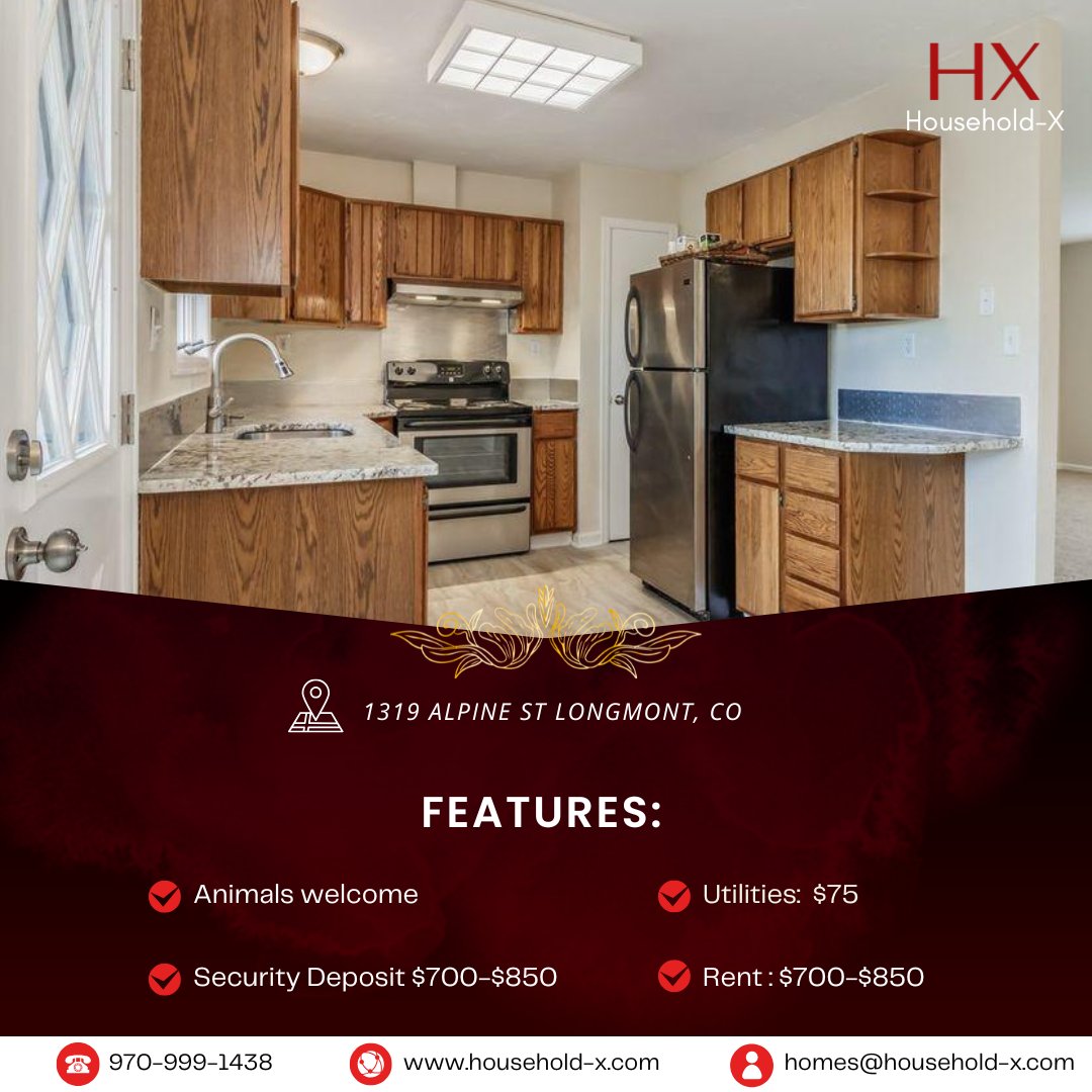 📍 1319 Alpine St Longmont, CO 

🏡 Rent by the room and live your best life! 🔑 Affordable spots available—DM us! 

👉 Household-X.com 

#RoomForRent #CommunityLiving #colivingclub #propertymanagers #cooliving #sustainableliving