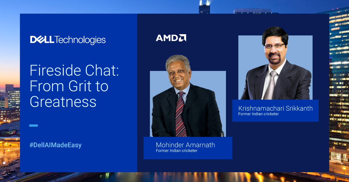 Dell_IN's tweet photo. #LIVE from #Bengaluru
Get inspired by Mohinder Amarnath & Krishnamachari Srikkanth as they share their journey of success in an empowering session- From Grit to Greatness!
Tune in for insights unfolding at our #PowerEdge #AIServers launch.
#DellAIMadeEasy #DellTechIndia https://t.co/wJmzxlOXBN