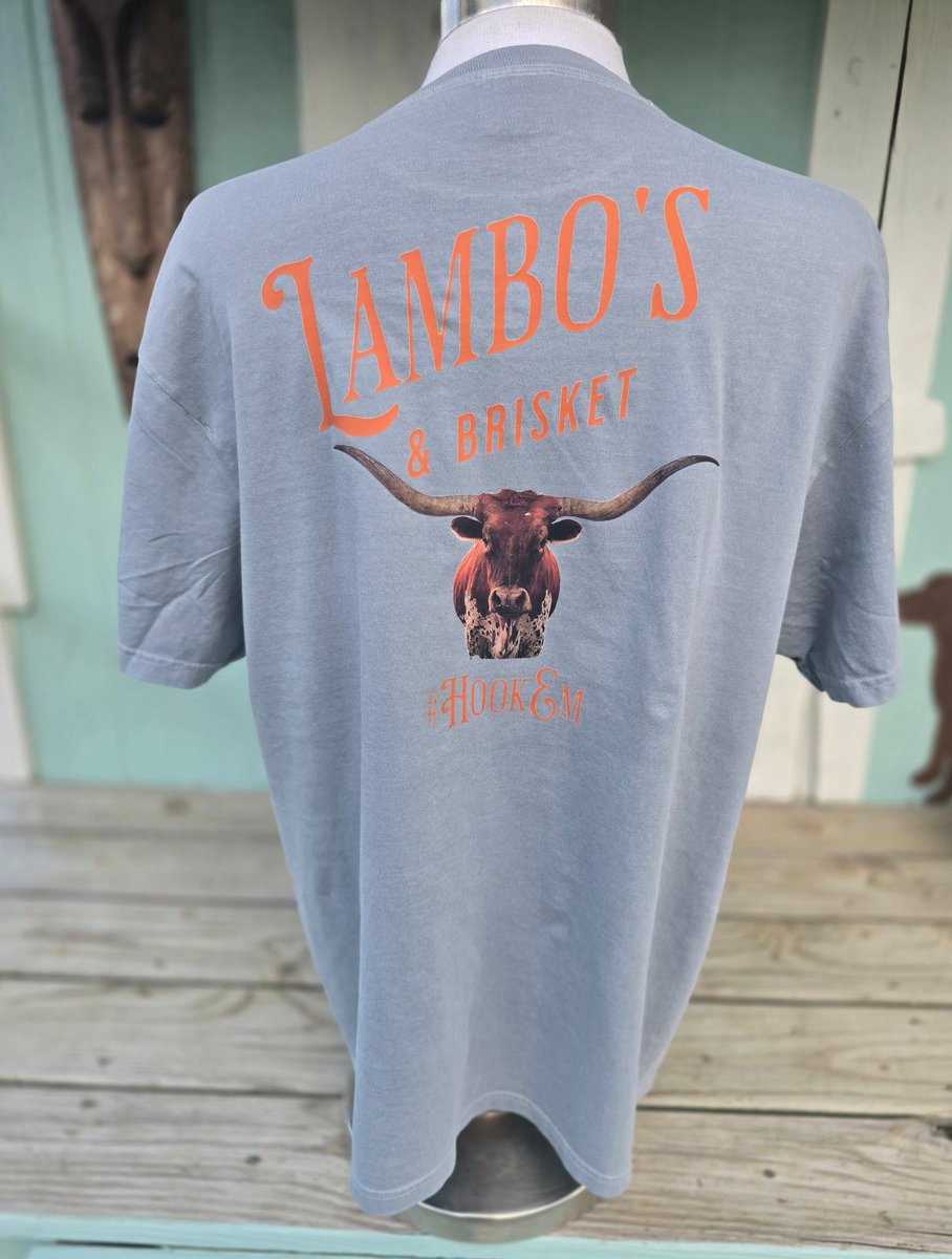 Lambo’s &amp; Brisket T-Shirts are still for sale! Getting my first shipments out this week! They look great! 🤘🏻🤘🏻🤘🏻
#HookEm