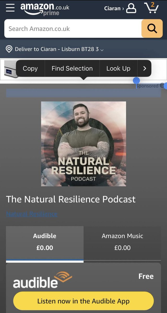 Despite only being three episodes old...

The Natural Resilience Podcast is now available on Amazon and Audible opening it up to a global audience 🚀

youtube.com/playlist?list=…