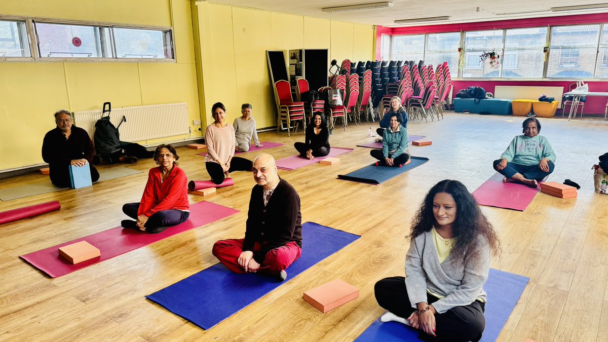 #NationalLottery #ThanksToYou &amp; Thank you Sonia <a href="/haringeylibrary/">Haringey Libraries</a> for holding today’s Yin Yoga at <a href="/TCHubHaringey/">TheCommunityHub-Haringey</a> Today as part of celebration week.🙏🏾🙏🏾