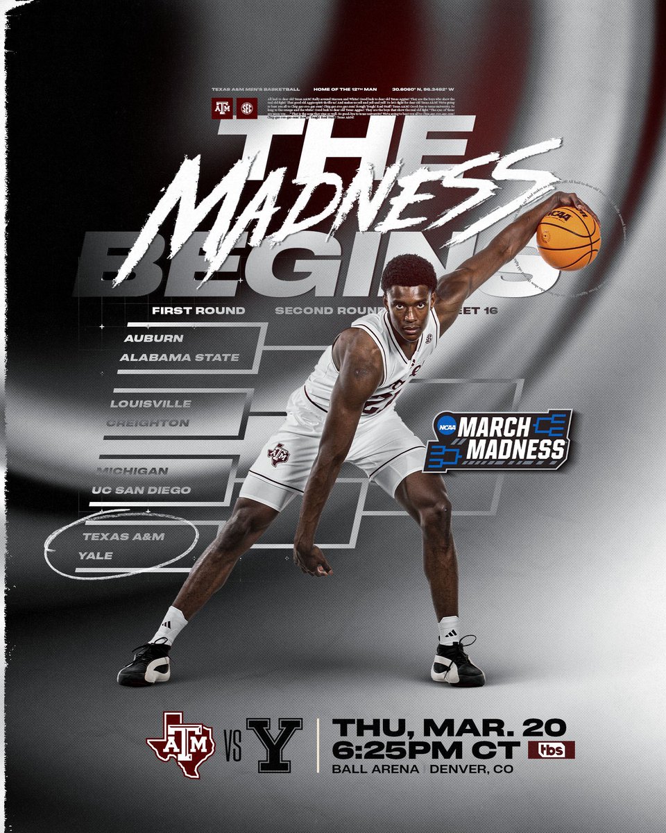 Tomorrow the madness begins. 👍

📰 aggi.es/4kV43v7
🎟️ aggi.es/4kObOmK

#GigEm