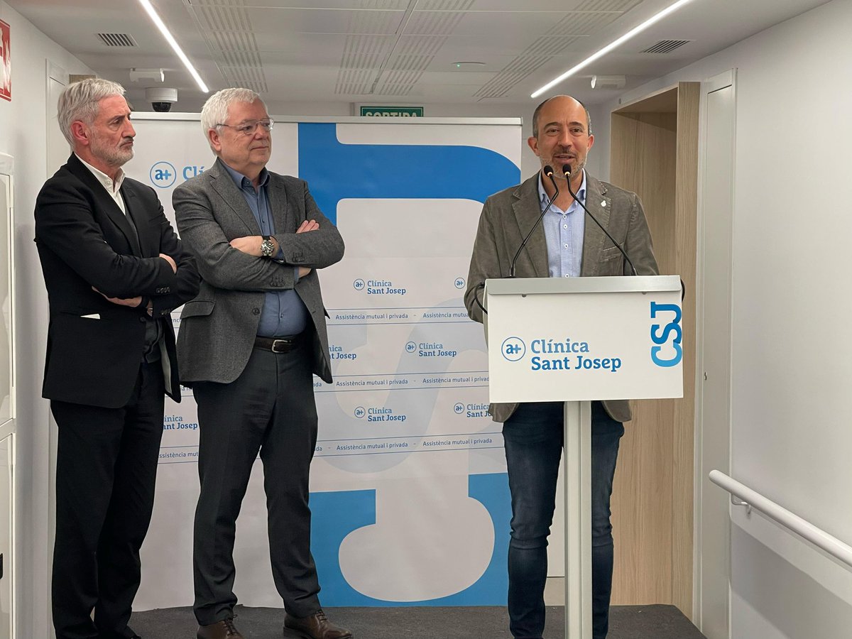 marc_aloy's tweet photo. Avui que és Sant Josep estrenem la magnífica nova planta d’hospitalització de la Clínica Sant Josep. Un pas endavant més de la Fundació @althaiamanresa, gran actiu de ciutat i institució sanitària de referència al país. Un orgull presidir-ne el patronat. Gràcies a tot l’equip! https://t.co/hNRtopkci8