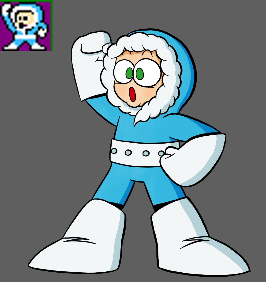 blakjakart's tweet photo. mega man 1 sprite redraws #megaman #rockman #capcom #sprite #cutman #elecman #fanart https://t.co/4HDh03UsOT