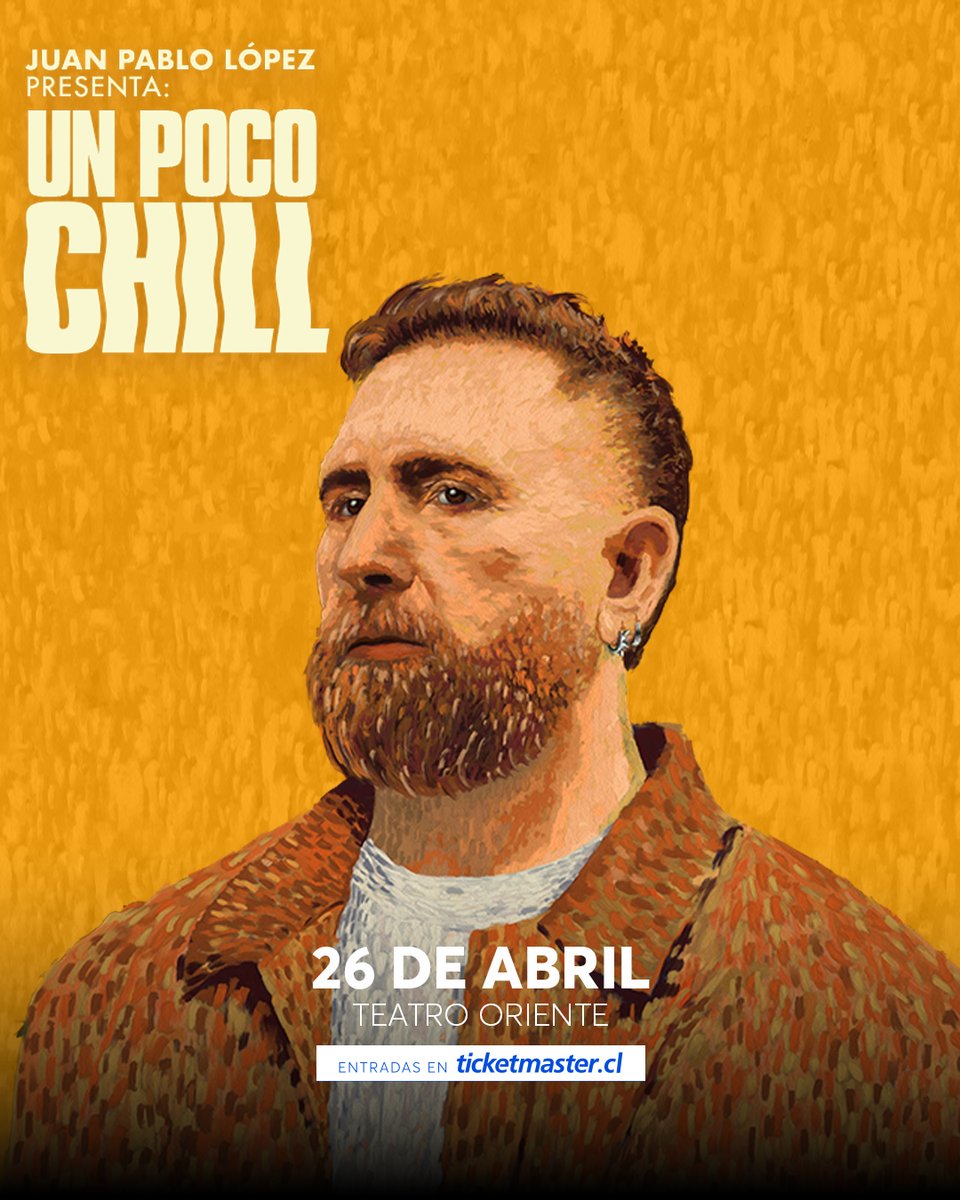 ticketmastercl's tweet image. ¡@lopezcomediante 🤩 vuelve recargado 🙌🏻!

Después de romperla en #Viña2025 el ex ingeniero  🔢 llega #UnPocoChill al @teatrooriente ✨ con una rutina para hacerte llorar…¡Pero de la risa 😂!
 
🎟️ Compra tus tickets en bit.ly/441KWJI