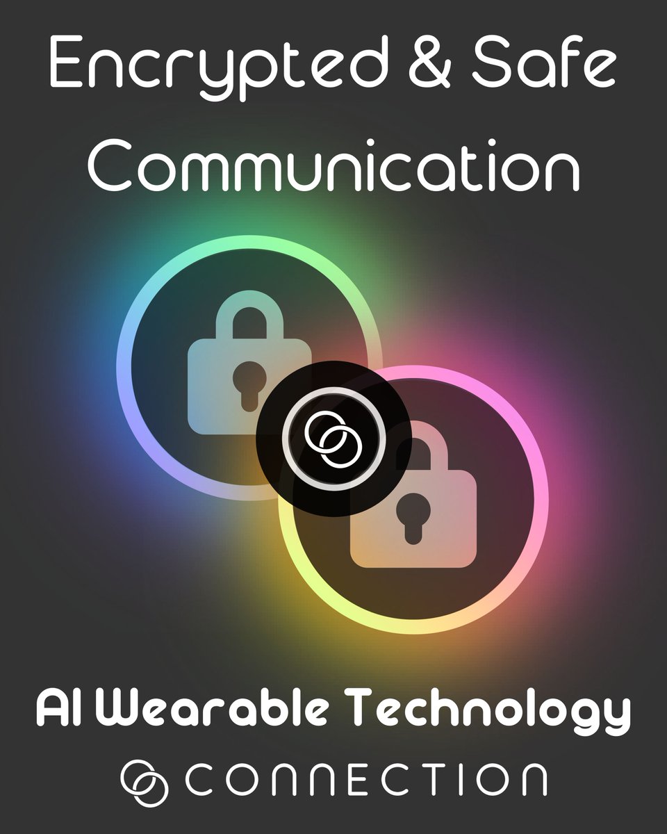 Connection_Ankh's tweet photo. Your privacy, your control. Stay conveniently connected with secure, encrypted, and private communication. 

#connection_app #connect #ai #technology #tech #artificalintelligence #wearabletechnology #innovation #communication #privacy #encrypted #security #safety #convenient https://t.co/cc8VKAdyKh