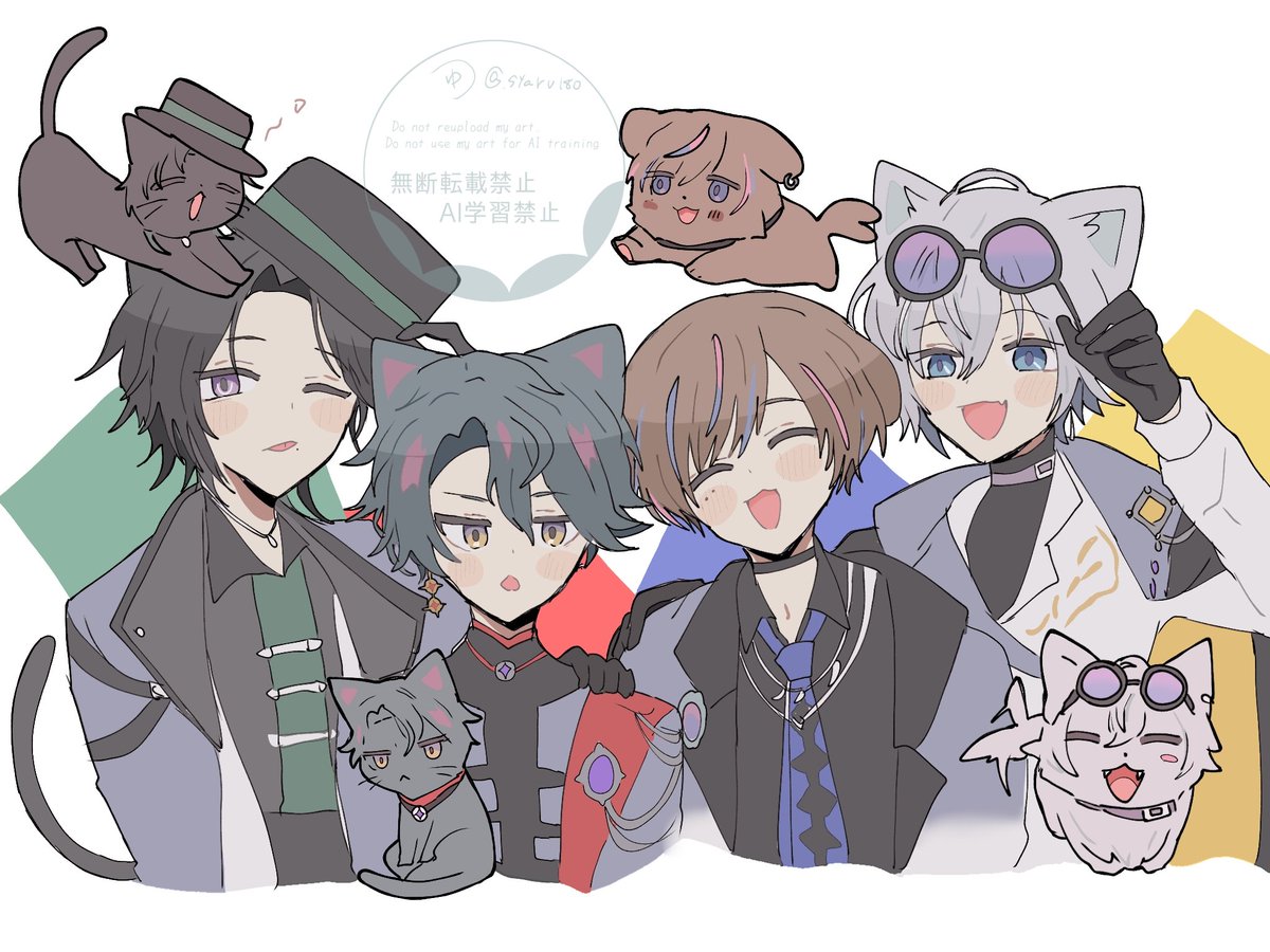 syaru180's tweet photo. 🐱🐶
衣装とかうろ覚え https://t.co/1Digb0uOBJ