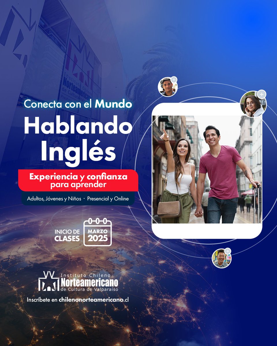 NORTEAMERICANOV's tweet photo. Conecta con el Mundo 🌎💫 ¡Hablando Inglés!
🗣️🇺🇸 ¡Aprende inglés con confianza, mejora tus oportunidades laborales y haz ese viaje que tanto sueñas! Siente la emoción de abrirle las puertas a un futuro sin límites. 🌎💫

¡Inscríbete ahora! https://t.co/WwTKKOgqUk https://t.co/zPhbvdLTH1