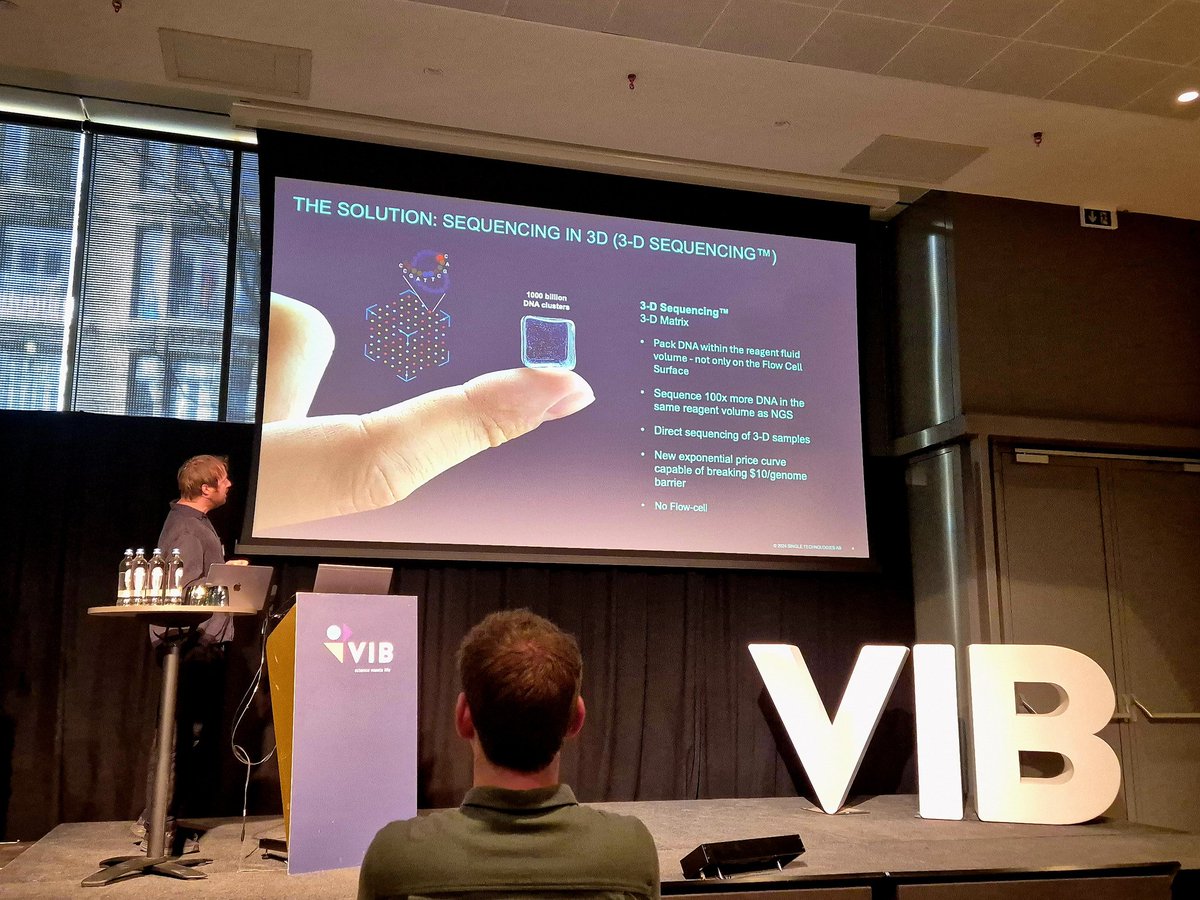 From breakthroughs to the next frontier! Johan Strömqvist takes the stage at #RNGS25 to unveil the next evolution in sequencing-Volumetric DNA Sequencing in solution and cells. The future of genomics is unfolding right here!😲😲😍
<a href="/VIBTrainConf/">VIB Training & Conferences</a>