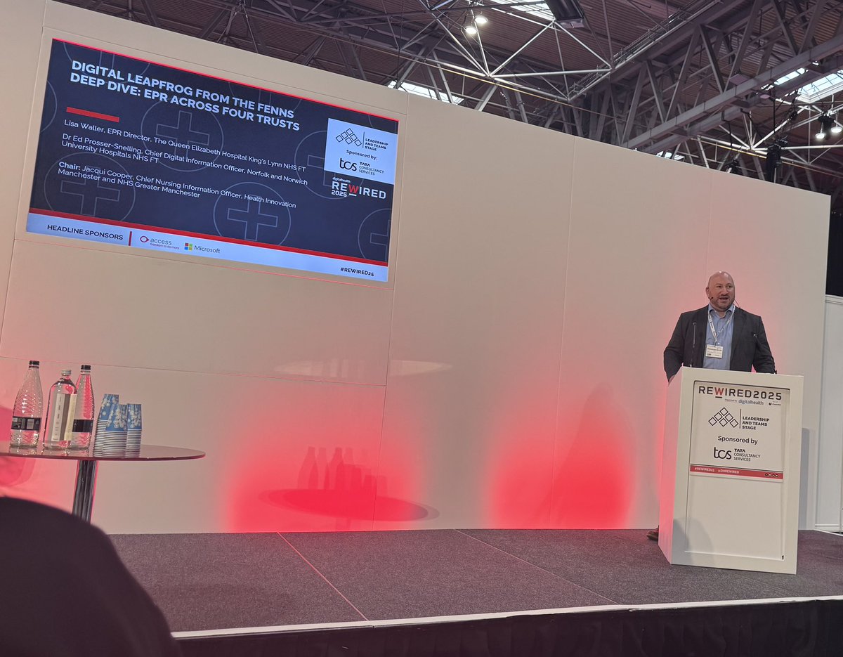 Listening about the NWAHC EPR journey on day 2 of Rewired