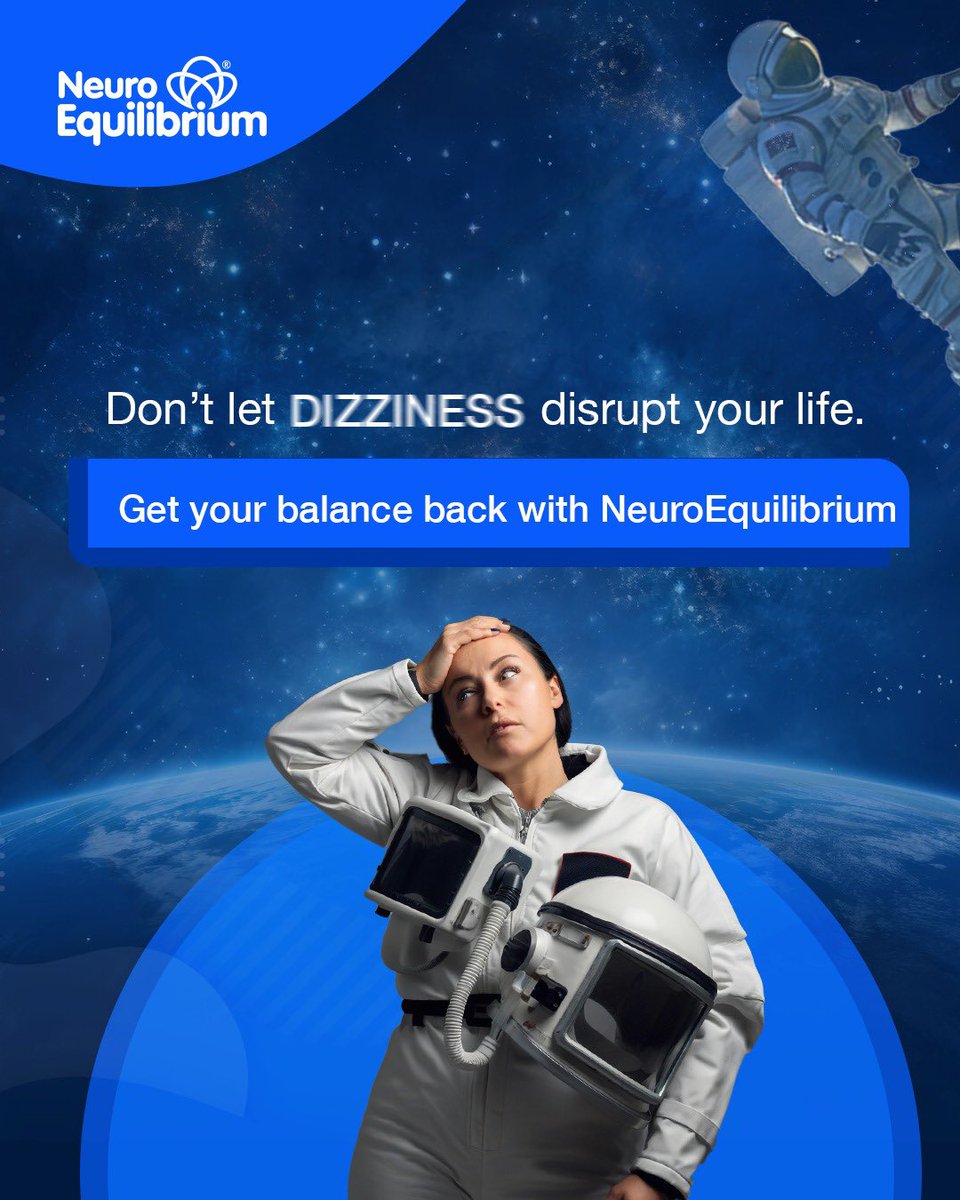 Even astronauts need time to find their balance, but you don’t have to.
If dizziness is making life unsteady, NeuroEquilibrium is here to help you get back on track.

Book your appointment today at neuroequilibrium.in or call 9266149888
#Chakkar #Vertigo #SunitaWilliamsReturn