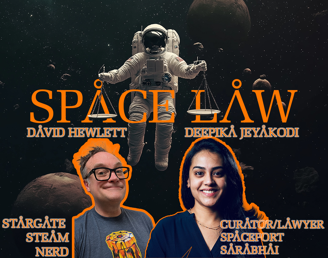David "Stargate Genius Leader" Hewlett (@dhewlett) on Twitter photo Prepare for Genius! Today I'm talking Space Laws with #DeepikaJeyakodi Curator/Lawyer with India's incredible space thinktank <a href="/spaceSARABHAI/">Spaceport SARABHAI</a>! Join us for I'm With (Stargate) Genius...or YOU'RE out of order! youtube.com/@dHewlett
twitch.com/davidihewlett
facebook.com/hewlettdavidhe… Prepare for Genius! Today I'm talking Space Laws with #DeepikaJeyakodi Curator/Lawyer with India's incredible space thinktank <a href="/spaceSARABHAI/">Spaceport SARABHAI</a>! Join us for I'm With (Stargate) Genius...or YOU'RE out of order! youtube.com/@dHewlett
twitch.com/davidihewlett
facebook.com/hewlettdavidhe…