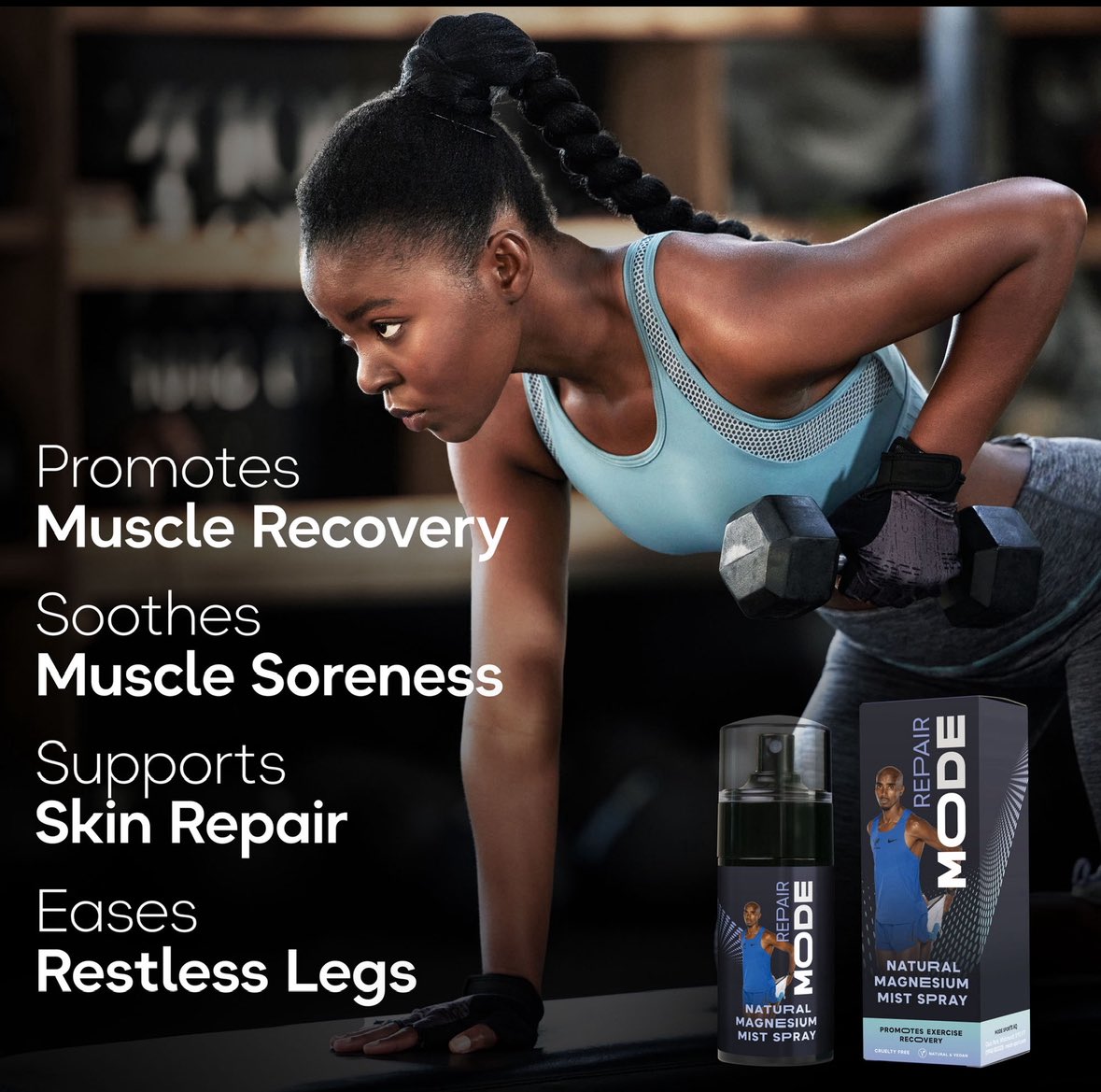 modesportbymo's tweet photo. Repair MODE Magnesium Spray by Sir Mo Farah 🏅💪

Made for champions from the Park to the Podium 🏃‍♂️✨

10% off while stocks last! 🏷️

Use Code: RECOVER10

#RepairMODE #SirMoFarah #MagnesiumSpray #MadeForChampions #ParkToPodium #Recovery #SportsRecovery #MuscleRelief @Mo_Farah https://t.co/BZ8Dow4zcZ
