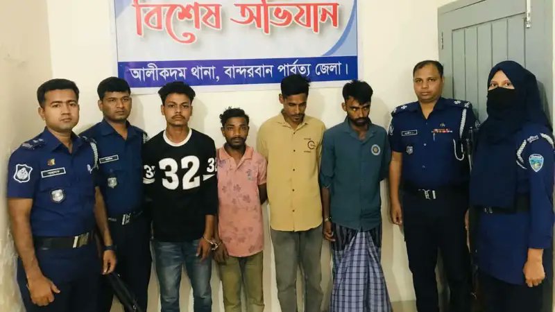 আলীকদমে মাদরাসা ছাত্রীকে ধর্ষণের অভিযোগে ৪ জন গ্রেপ্তার