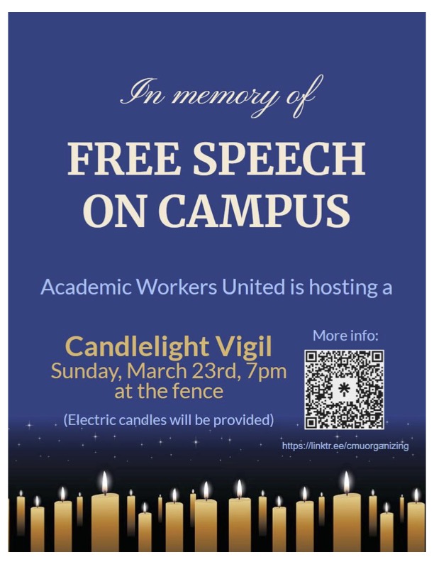 Come out and support free speech on campus!