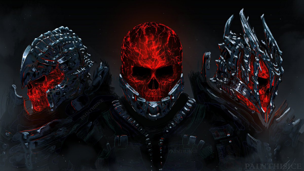 I felt so passionate painting them!

Chrome and bloody Red is badass!😈