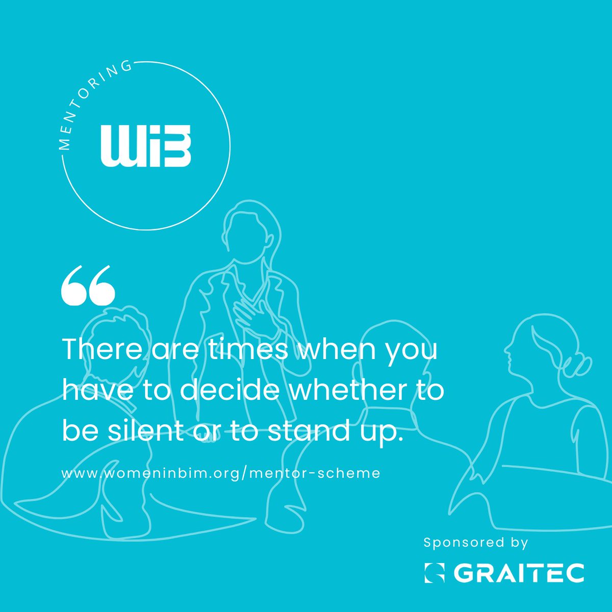 There are times when you have to decide whether to be silent or to stand up.

When you join the #womeninbim #Mentor Scheme, we will help you identify the times to stand up, be seen and be heard.

Applications close on Friday 28 March!
womeninbim.org/mentor-scheme/