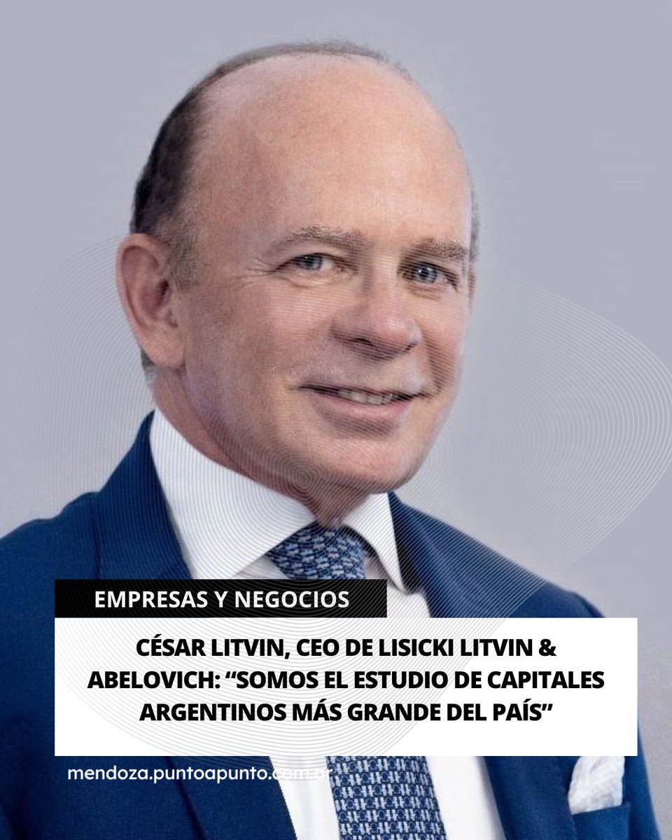 El nuevo estudio posee 35 socios y cuenta con 24 líneas de servicios, con una fuerte apuesta a la inversión en tecnología.

mendoza.puntoapunto.com.ar/cesar-litvin-c…