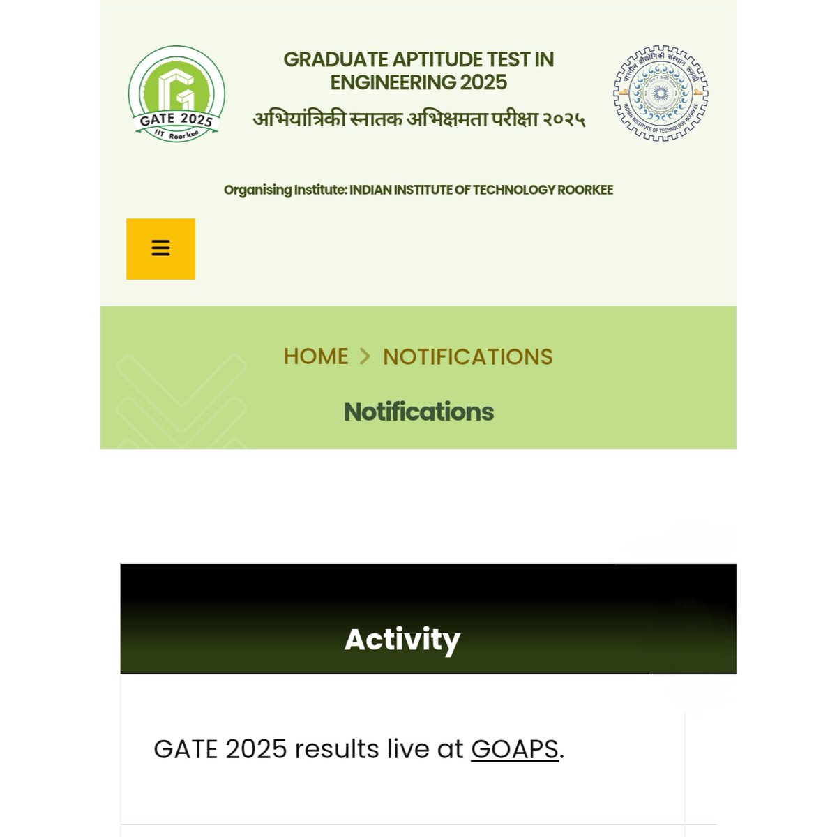 freeacademyorg's tweet photo. #GATE2025 #IITRoorkee
🧿Dear GATE Aspirants,
Congratulations on taking the first step towards achieving your dreams! Your hard work and dedication have led you to this moment. ✨
#GATEresults #GOAPS #GATEScoreCard #GATEAspirants https://t.co/luGE0jOahI