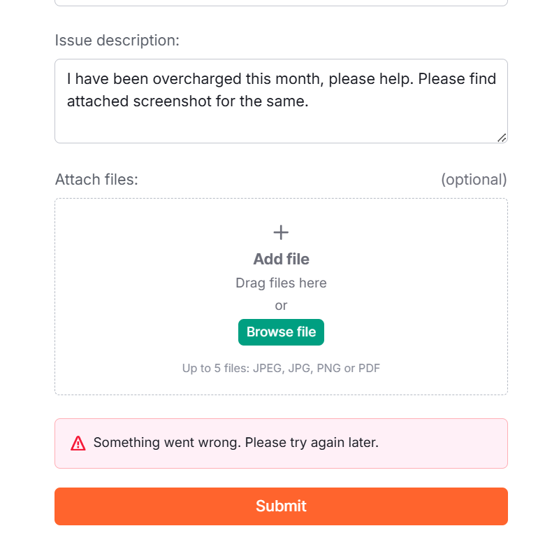 Saumil555's tweet photo. @semrush Your support form is also not working.  This is not getting frustrating. No support whatsoever is available. https://t.co/XHnCV0ojaO