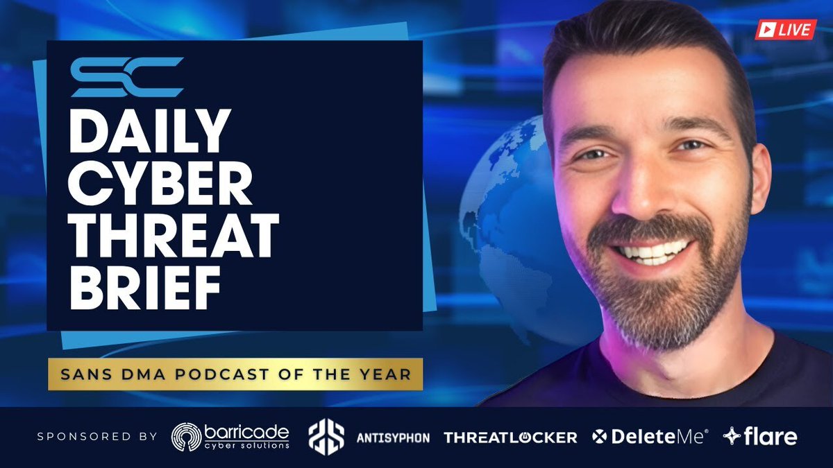 TweetThreatNews's tweet image. 🚨 Tune in to Ep 837 of the daily cyber threat brief! Dr. Gerald Auger shares insights on risk reduction and community support, all while tackling audio challenges. Upcoming: Red Team Summit! 🎙️🌐 #CyberInsights #CommunityEngagement

link: ift.tt/IgzSuZJ