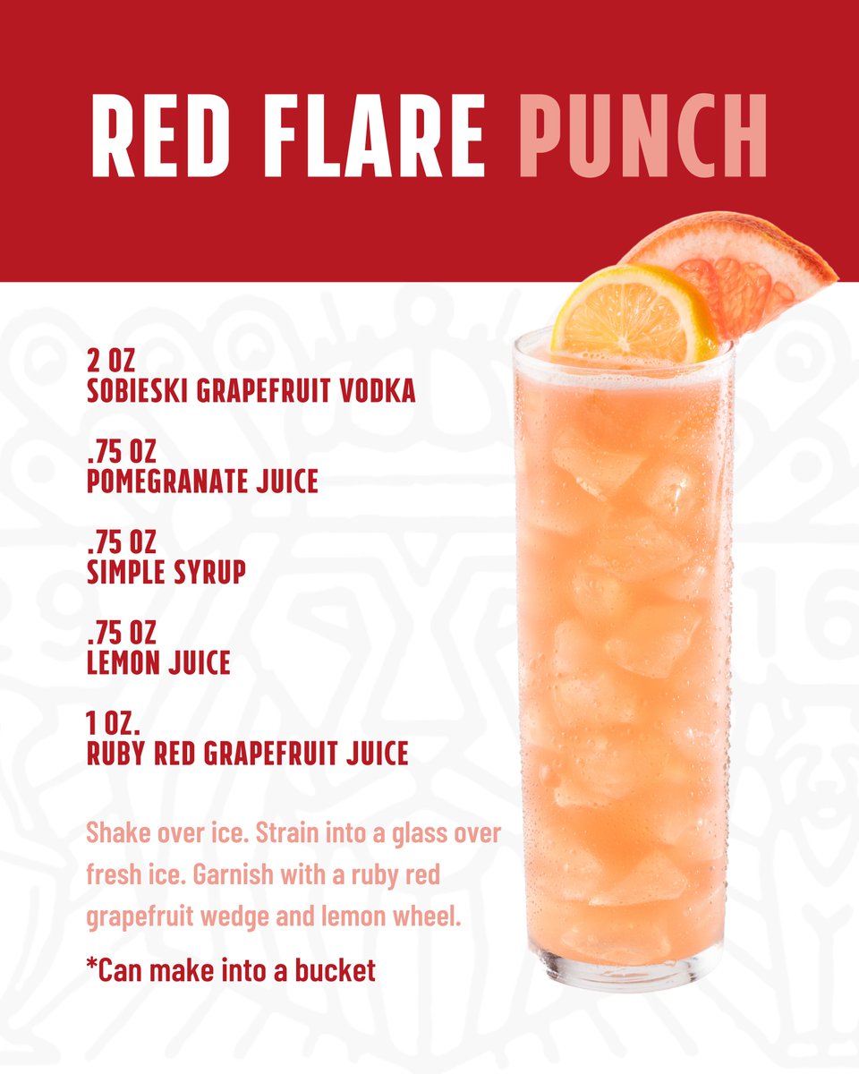 Sobieski_Vodka's tweet photo. Shade, Punch, Crush. Three cocktails, one zesty Sobieski Grapefruit Vodka. 🍹 https://t.co/z9qZxkAwIj