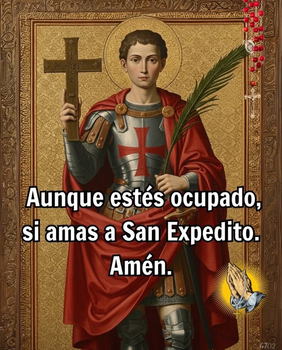 Feliz día San Expedito 🙏❤️🙏❤️🙏❤️