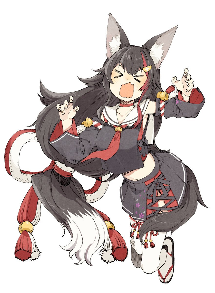 フブキ「#絵フブキ #みおーん絵 」|肋兵器のイラスト