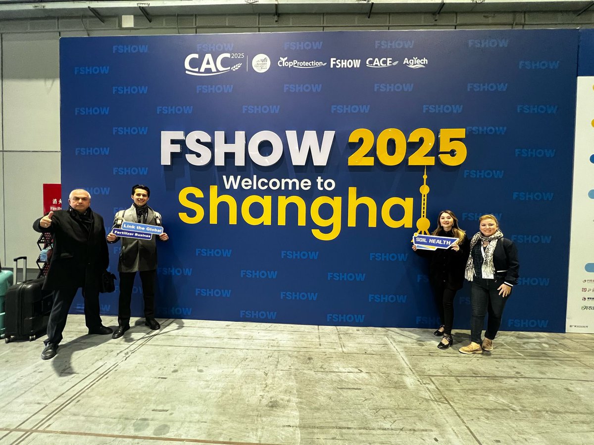 Harun2407's tweet photo. CAC 2025
Fertilizer Show
Shanghai / CHINA
Tarım Fuarı İçin makro tarım Foreign Trade Team 3. Gün “den Enstantaneler ,
@makrotarim
#Makrotarim #CAC2025 #Shanghai #OrganicAgriculture #PlantProtection #DistributorSearch https://t.co/WCBmwRJ6Eg
