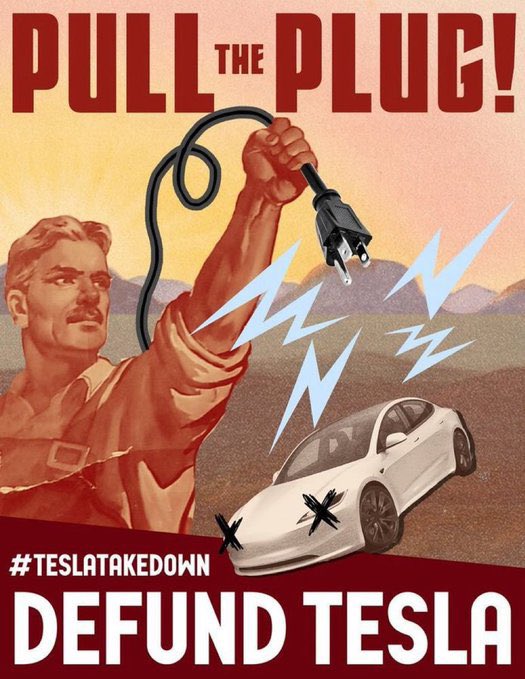 CourierBoyUK's tweet photo. Pull the Plug $$$ #DefundTesla https://t.co/lYl25tAVOu