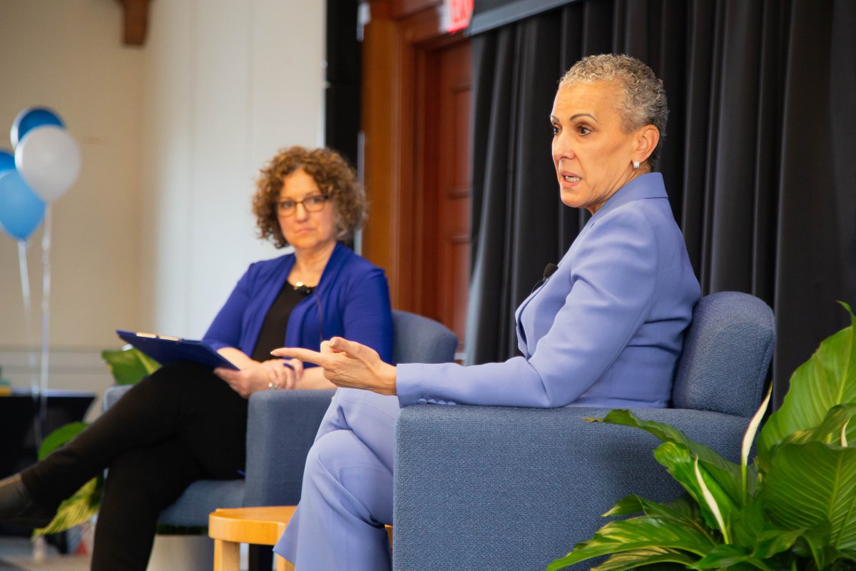 The sixth annual Ifill Forum, held on March 13, featured board-certified OB/GYN, menopause expert, bestselling author, and women’s health advocate Dr. Sharone Malone in conversation with WBUR’s All Things Considered radio host Lisa Mullins ’80, ’05HD.

ow.ly/Evp750Vk5Rg