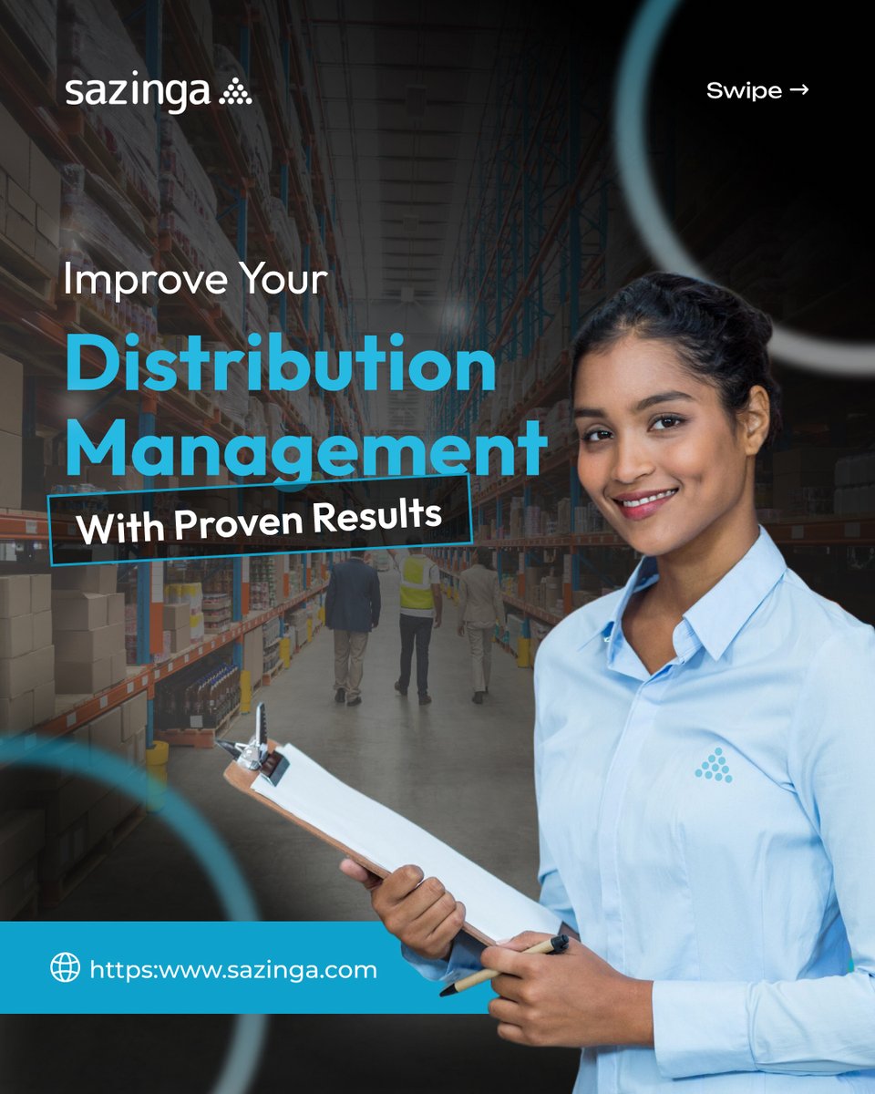 SazingaDigital's tweet photo. Transform Your Distribution Management with Sazinga

From scalable operations to agile development, Sazinga delivers proven results to take your business to the next level. 

#DistributionManagement #BusinessGrowth #SalesBoost #AgileDevelopment #Sazinga https://t.co/26ehEIs4oW