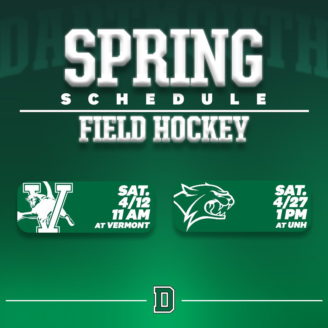 It’s time for our spring schedule! We play a pair of games against long time rivals this spring!

#GoBigGreen | #TheWoods🌲