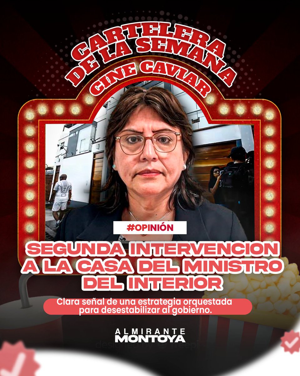Alm_Montoya's tweet photo. ¡ABRAN LOS OJOS, COLEGAS! NO SEAN INSTRUMENTOS DE LA DESESTABILIZACIÓN NACIONAL

La segunda reciente intervención de la Fiscalía en la vivienda del ministro del Interior, Juan José Santiváñez,  es una clara señal de una estrategia orquestada para desestabilizar al gobierno. Esta situación recuerda los ataques coordinados que enfrentó el presidente Merino, donde medios alineados y financiados por sectores caviares lanzaron ofensivas sincronizadas contra las autoridades.

Los enemigos de la patria buscan primero derribar al ministro, luego apuntarán a la Presidente, y finalmente intentarán imponer un Sagasti 2.0 que sirva a sus intereses. Mientras tanto, los asesinatos y la violencia aumentarán, creando un clima propicio para sus objetivos desestabilizadores.

Hago un llamado a los congresistas con sentido común y amor por el país: evalúen detenidamente sus decisiones y retiren la censura contra el ministro Santiváñez. De lo contrario, estaremos cayendo en las garras de la mafia caviar, que no busca el bienestar del Perú, sino satisfacer sus propias agendas.

No permitamos que la miopía política nos convierta en cómplices de quienes desean ver al país sumido en el caos. Es momento de actuar con responsabilidad y visión de futuro.

#AlmiranteMontoya ✍️
